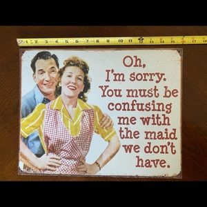 Funny Metal Wall Poster